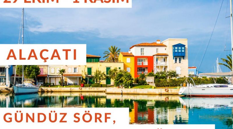 Windsurfing Activity in Alaçatı